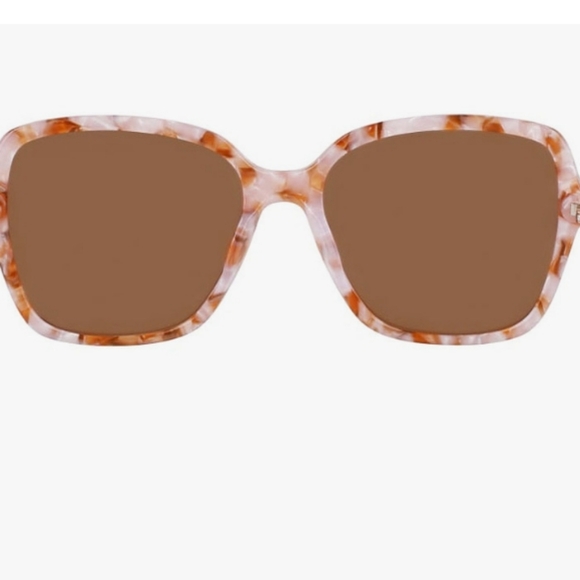 NWT Anne Klein Blush Marble Sunglasses - Picture 1 of 14